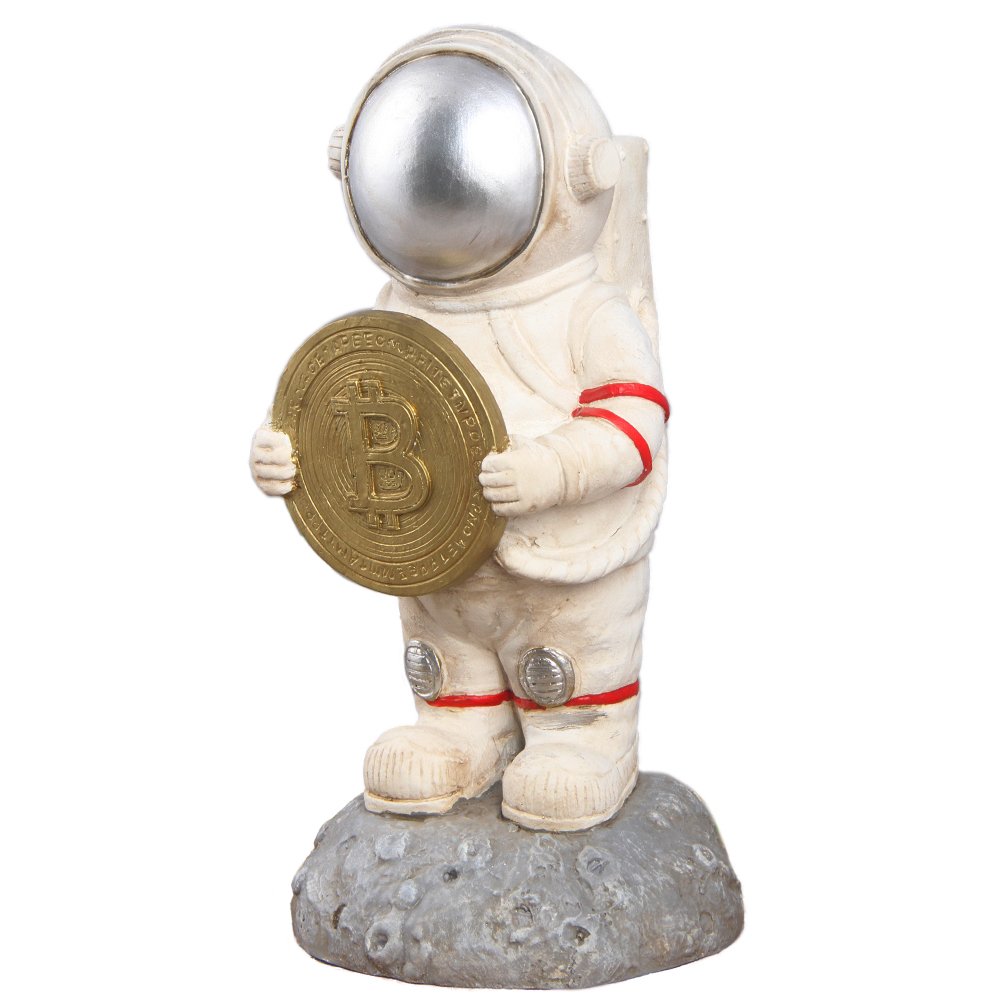 Astronaut Standing On Moon. Picture 1