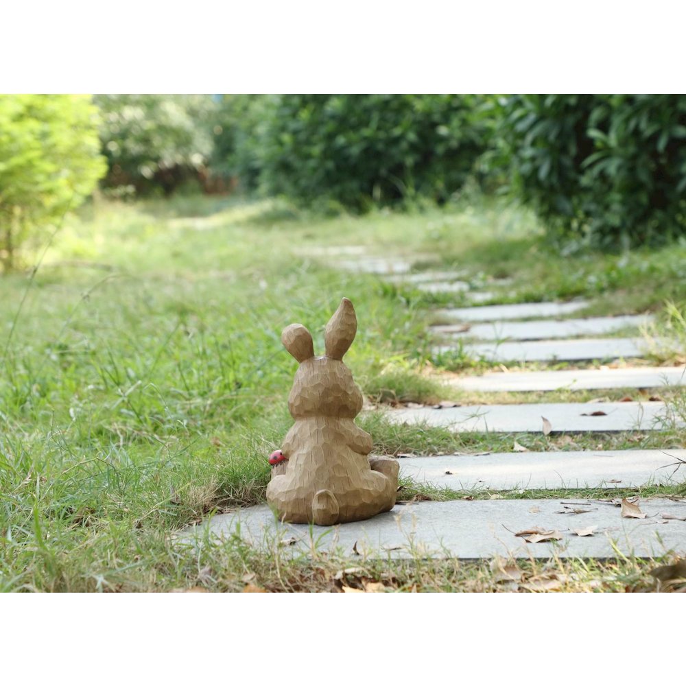 Rabbit Sitting with Ladybug. Picture 8