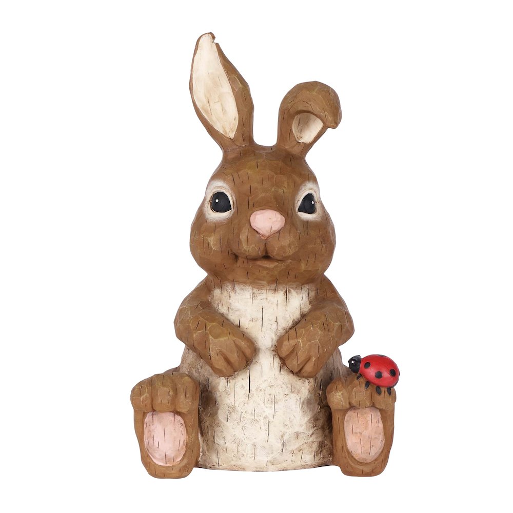 Rabbit Sitting with Ladybug. Picture 2