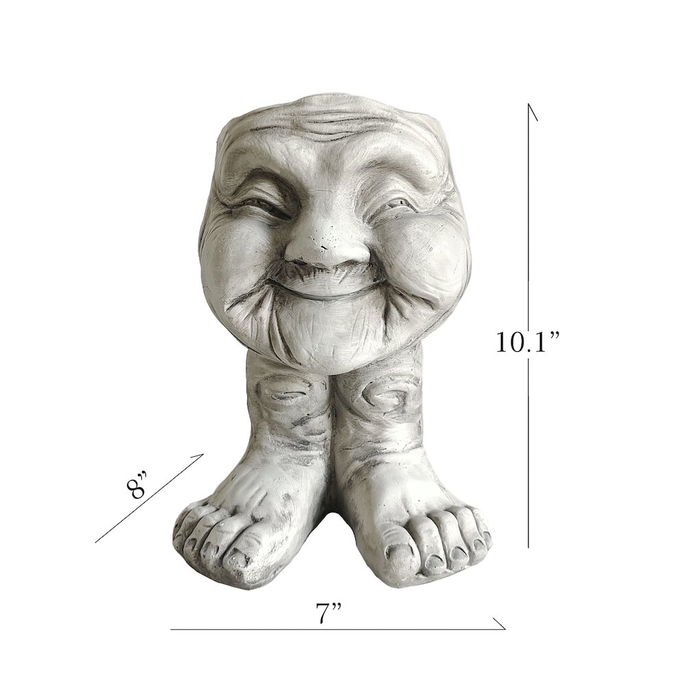 Whimsical Harmony - Old Lady Planter Pot. Picture 3