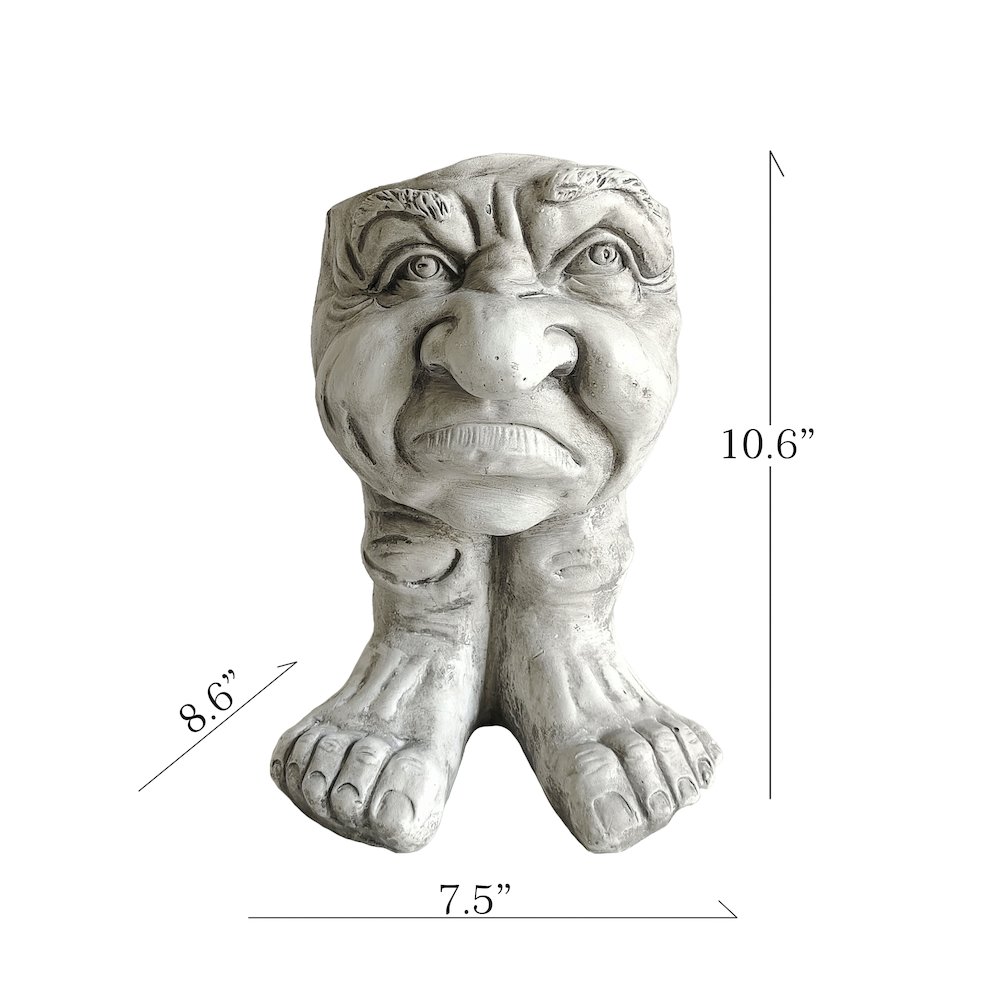 Laughing Greenery: Sprout Smiles with Our Hilarious Funny Man Planter Pot. Picture 3