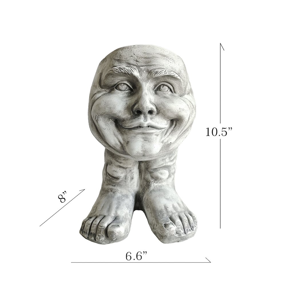 Joyful Grin: Whimsical Elegance in a Planter. Picture 3