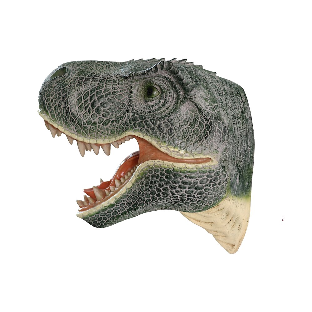 Dinosaur Head Sculpture Wall Mounted Ornament. Picture 4