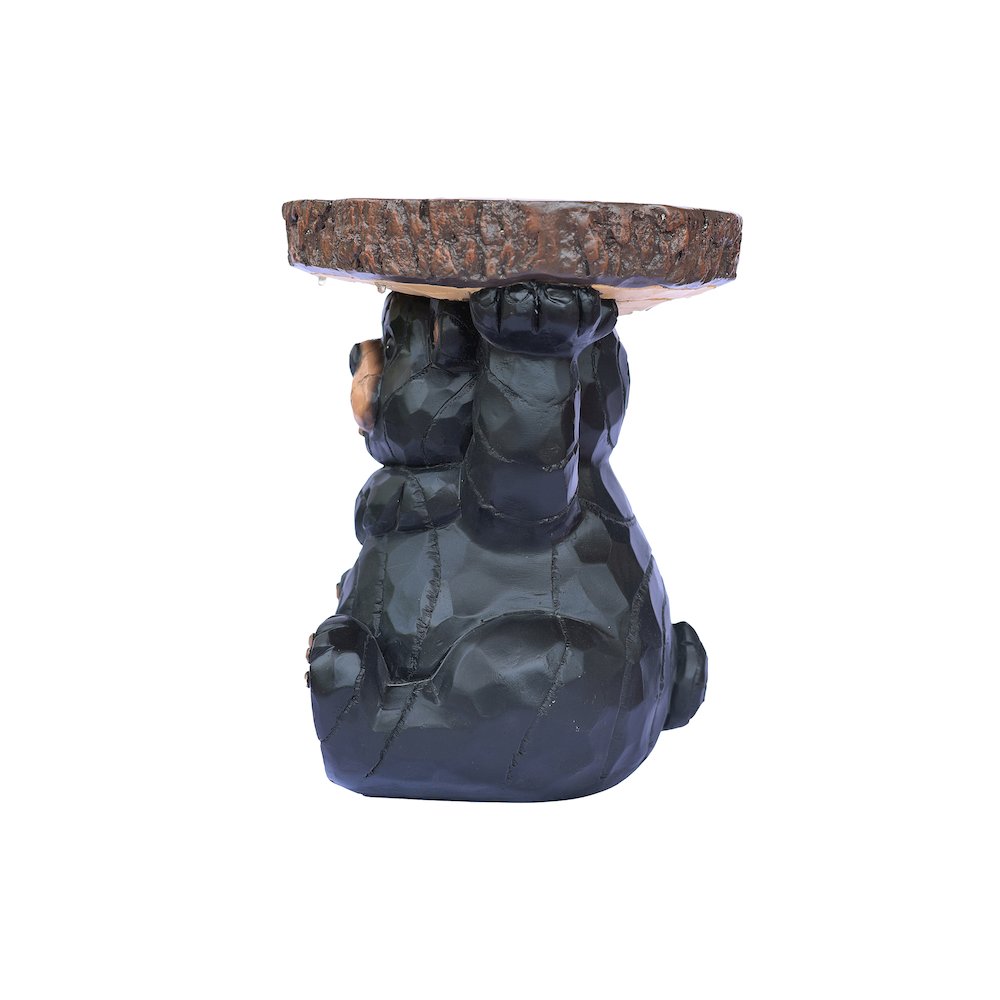 Bear Statue Plant Stand Solar Light. Picture 5
