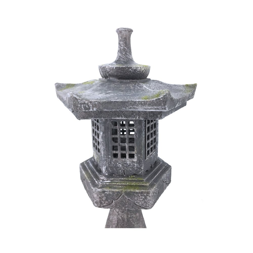 38In Grey Stone Pagoda Lantern. Picture 2
