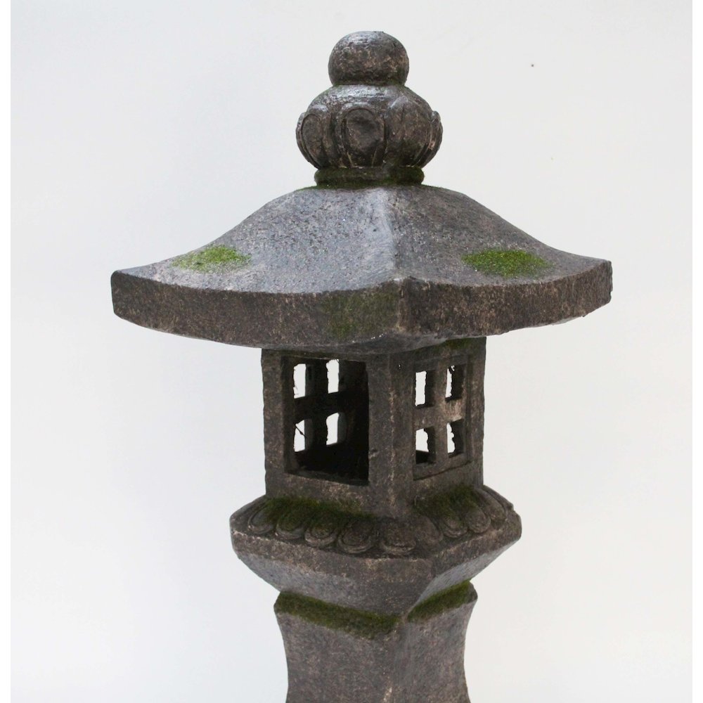 27In Grey Stone Pagoda Lantern. Picture 3