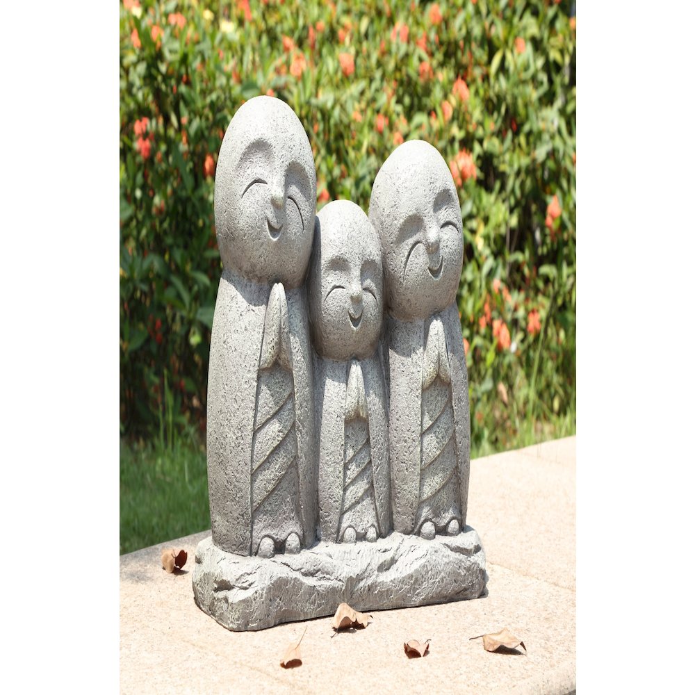 Lucky Japanese Jizo Family Praying. Picture 6