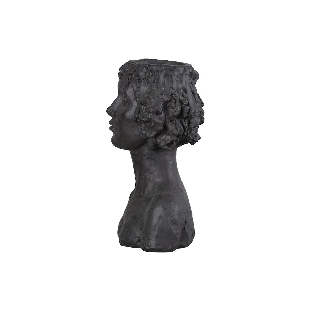 Graceful Muse Classic Lady Head Plant Stand Statue. Picture 1