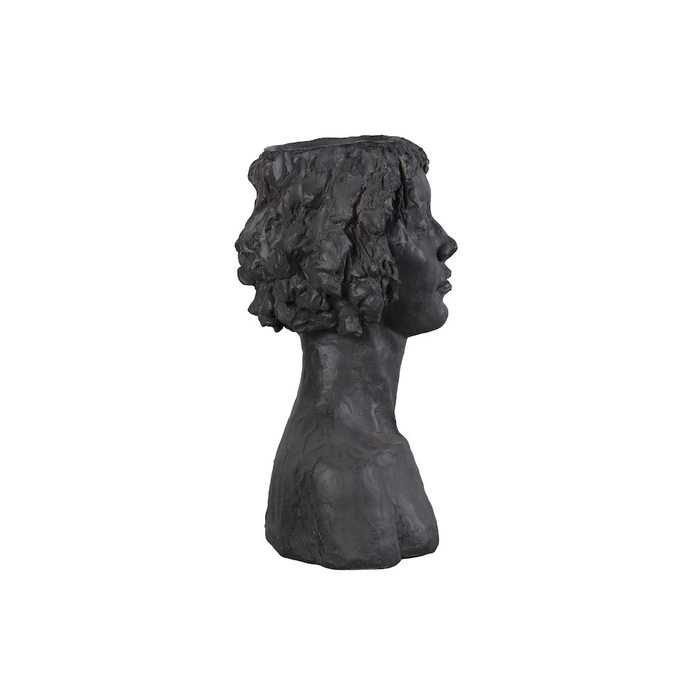 Graceful Muse Classic Lady Head Plant Stand Statue. Picture 2
