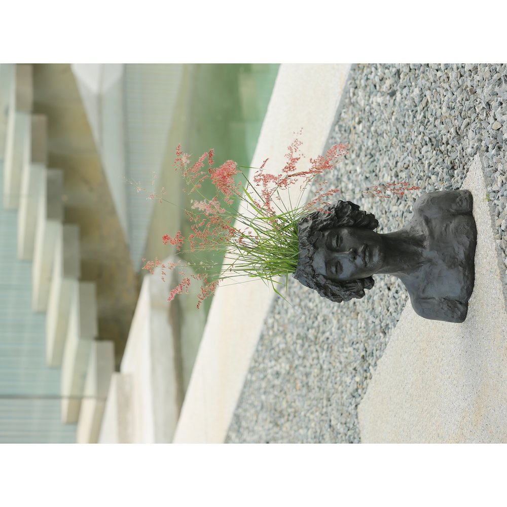 Graceful Muse Classic Lady Head Plant Stand Statue. Picture 4