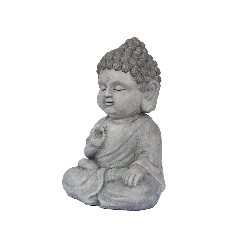 14in Meditating Buddha Statue. Picture 4