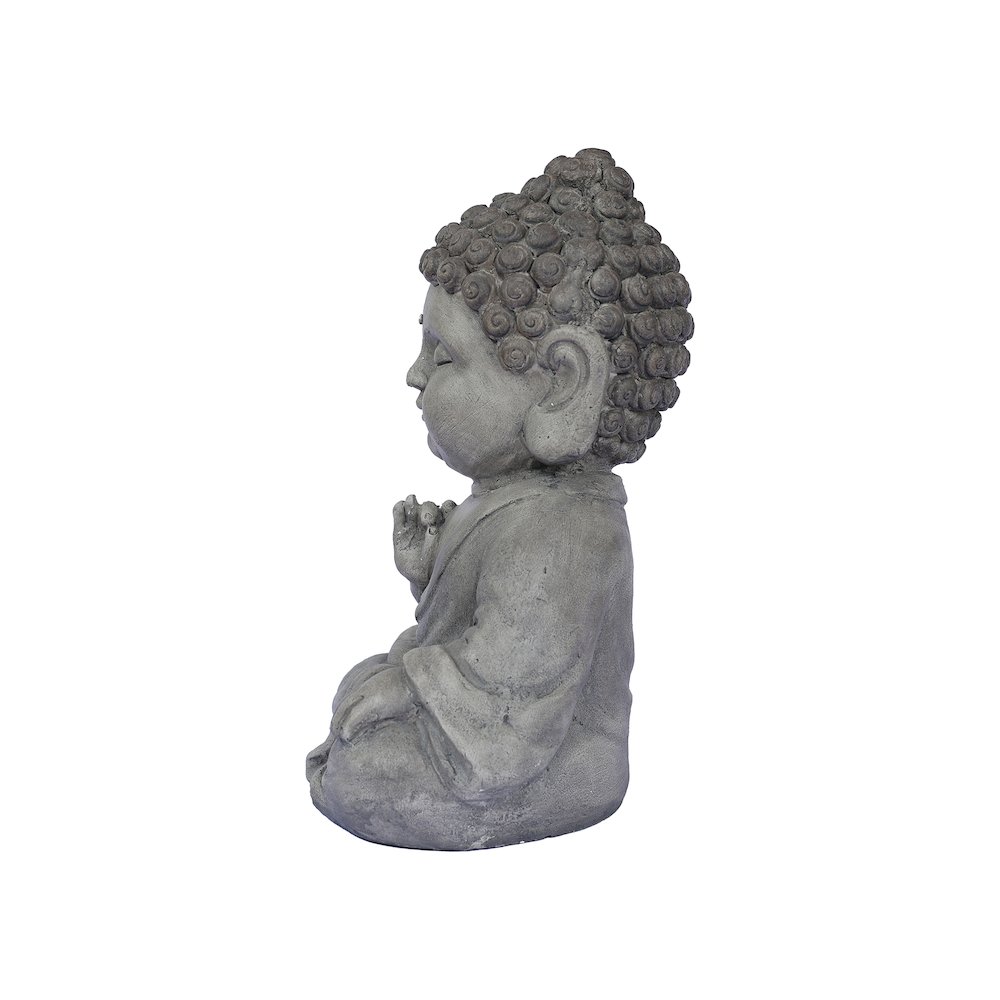 14in Meditating Buddha Statue. Picture 5