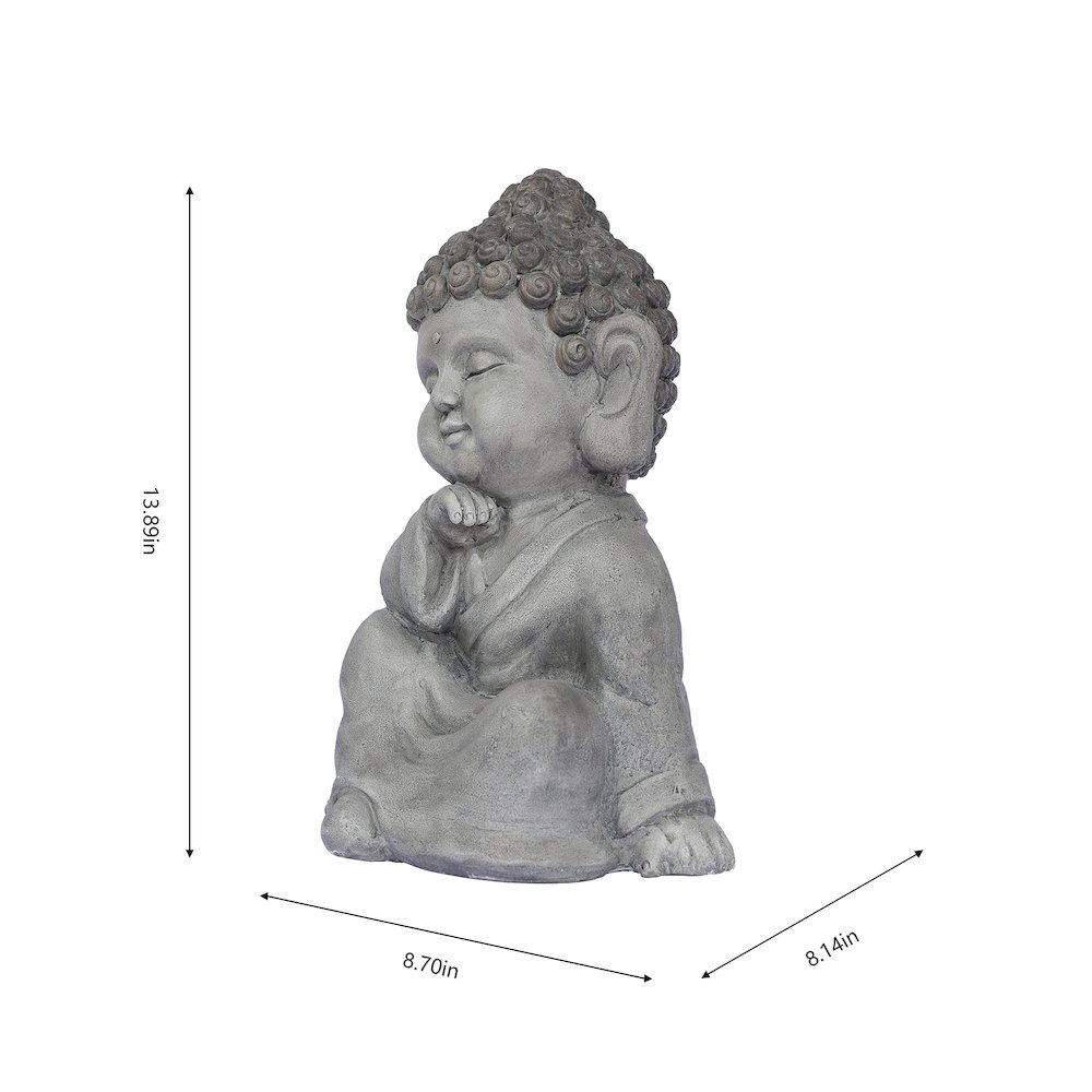 14in Sleeping Baby Buddha Statue. Picture 3