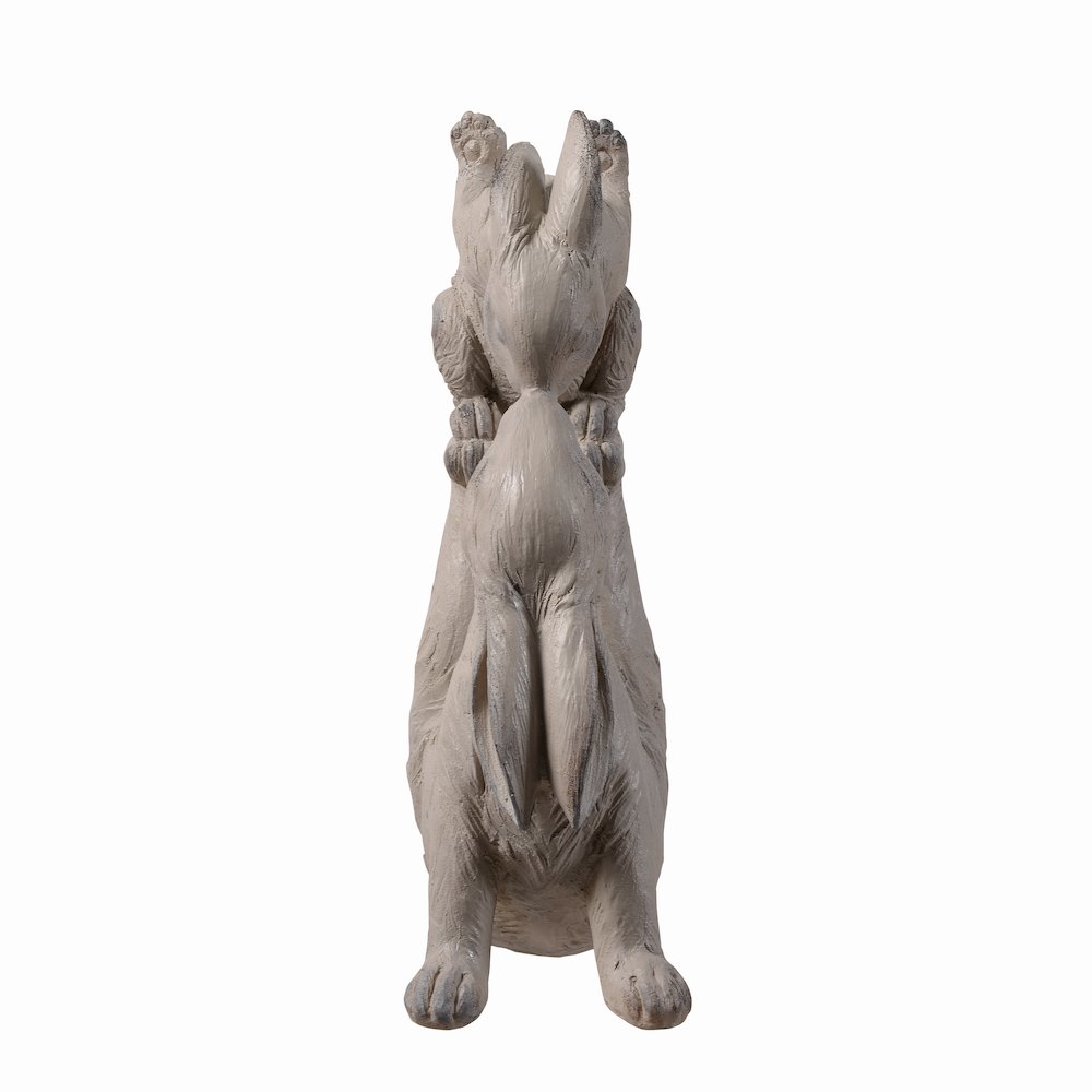 Mom & Baby Rabbits Garden Statue Bunny Yard Decor. Picture 5