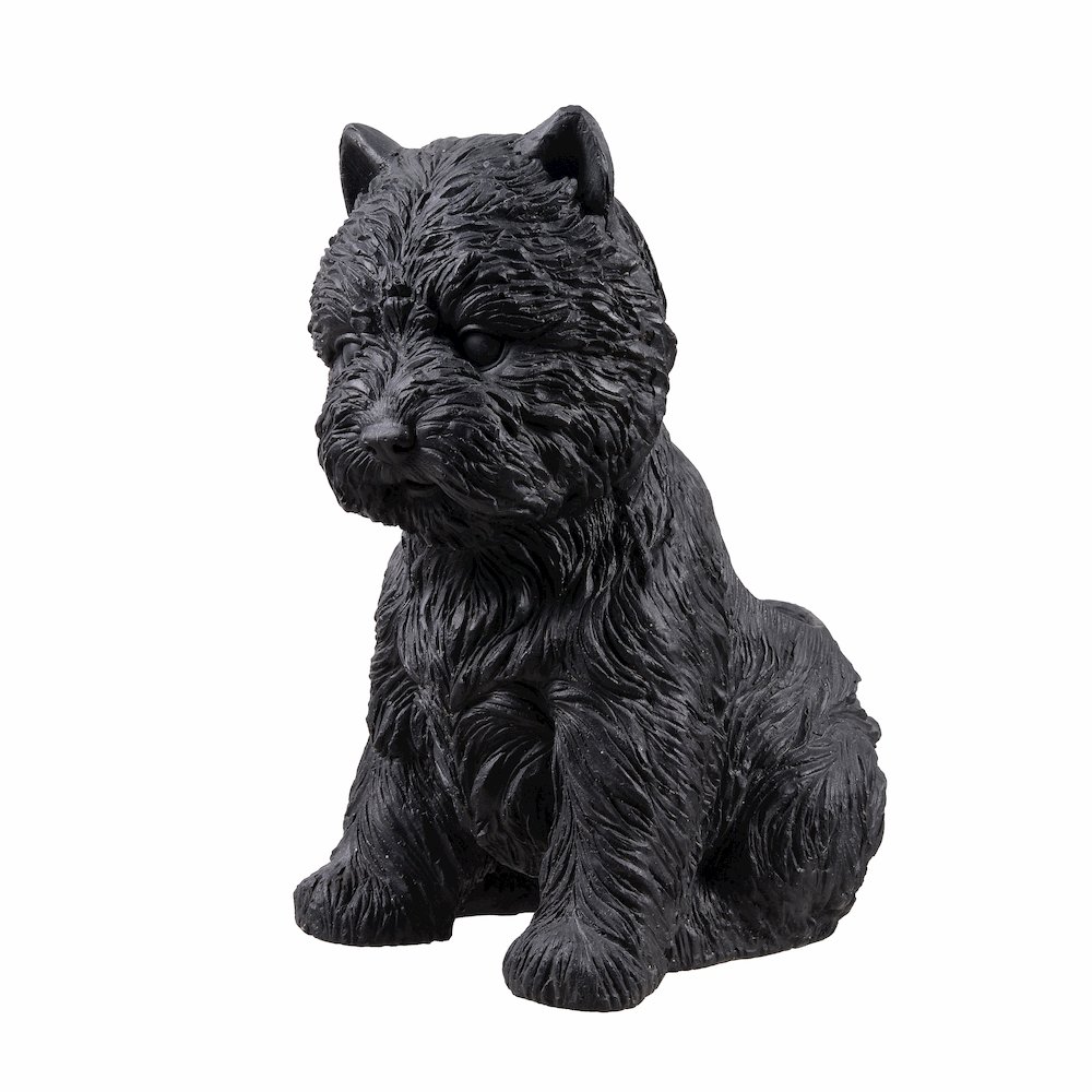 Terrier Flower Planter Black Plant Pot. Picture 4