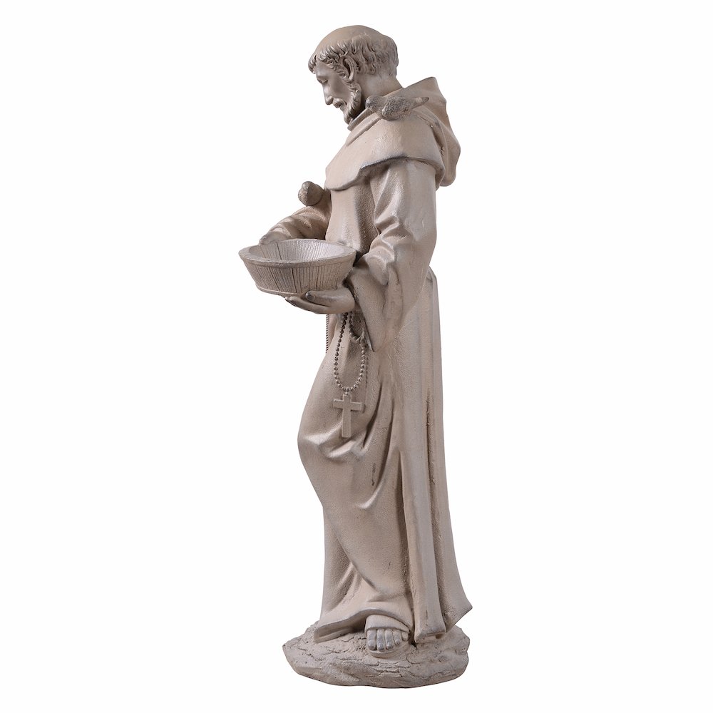 St Francis Of Assisi Birdbath Garden Statue. Picture 4