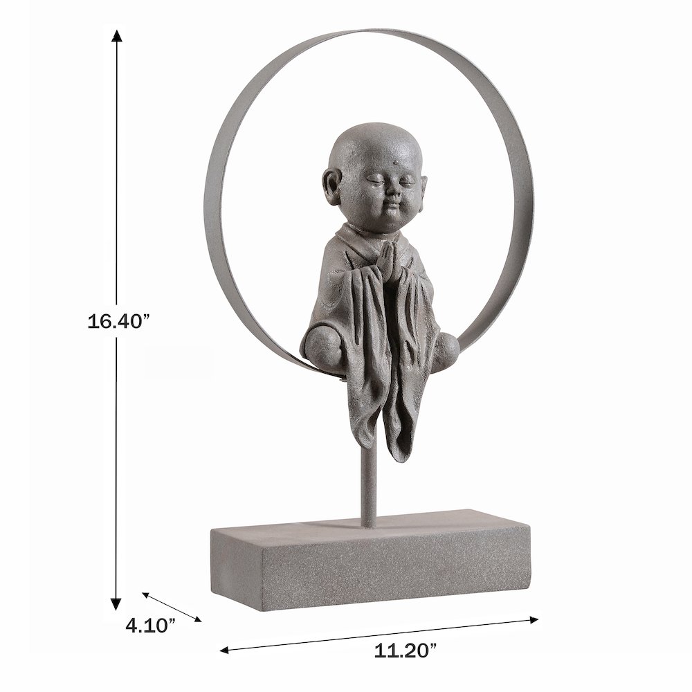 Little Monk Home Decor Tabletop Ornament. Picture 3