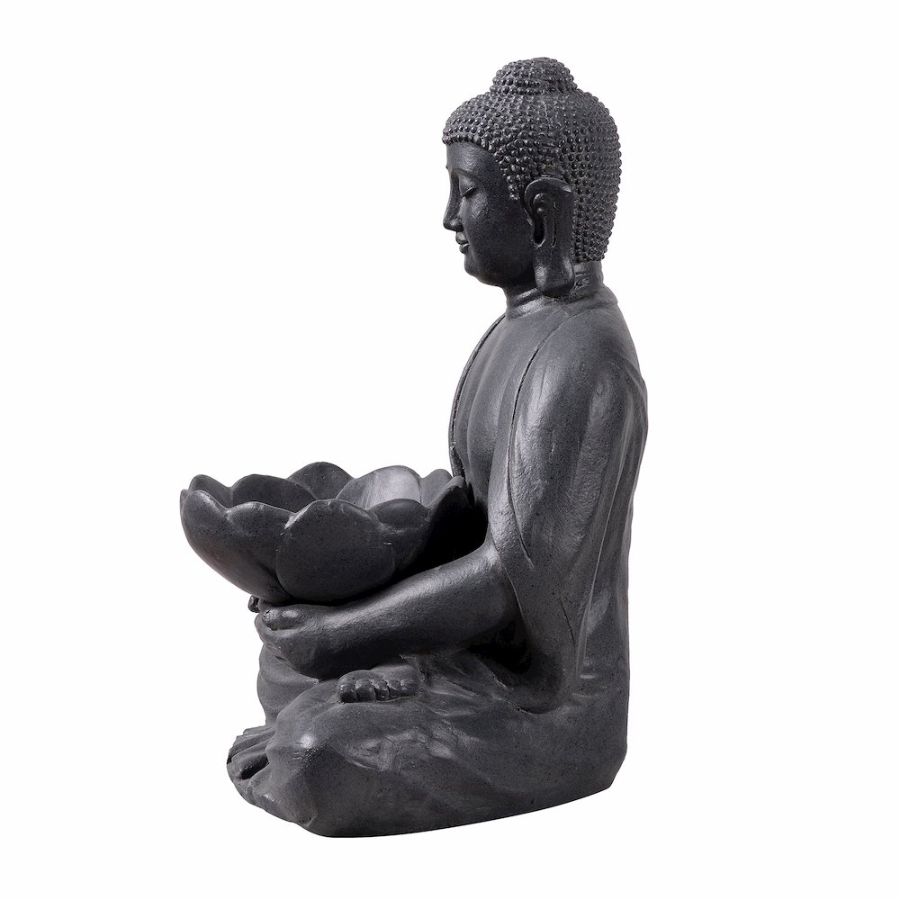 Meditating Buddha With Lotus Planter. Picture 5