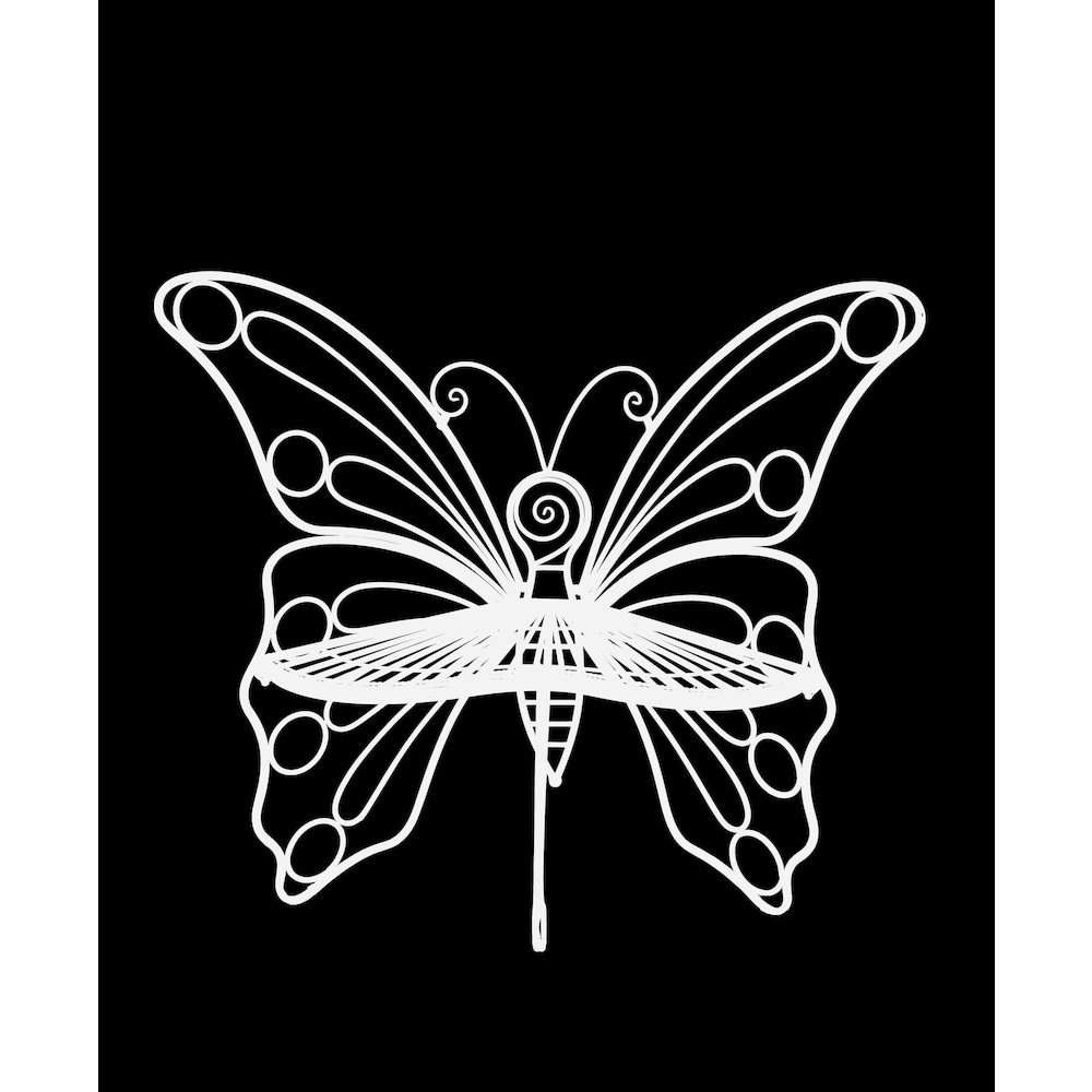 White Butterfly Chair. Picture 3