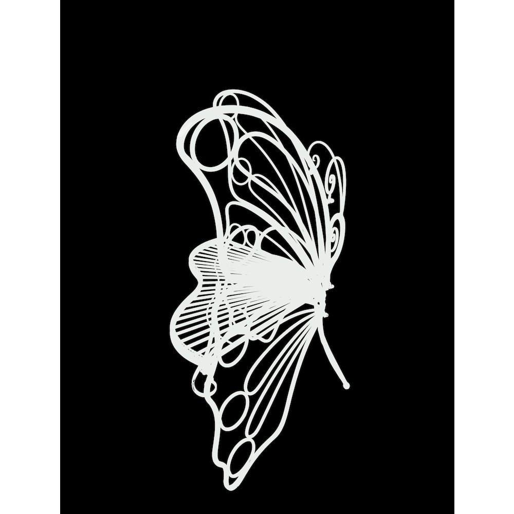 White Butterfly Chair. Picture 4