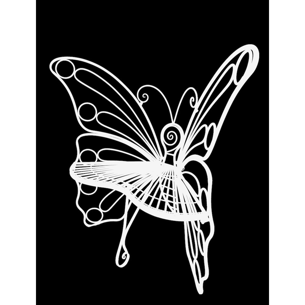 White Butterfly Chair. Picture 5