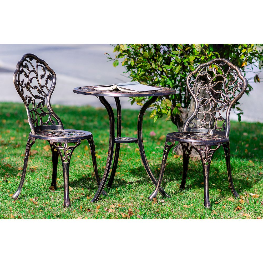 Bronze Bistro Set. Picture 2