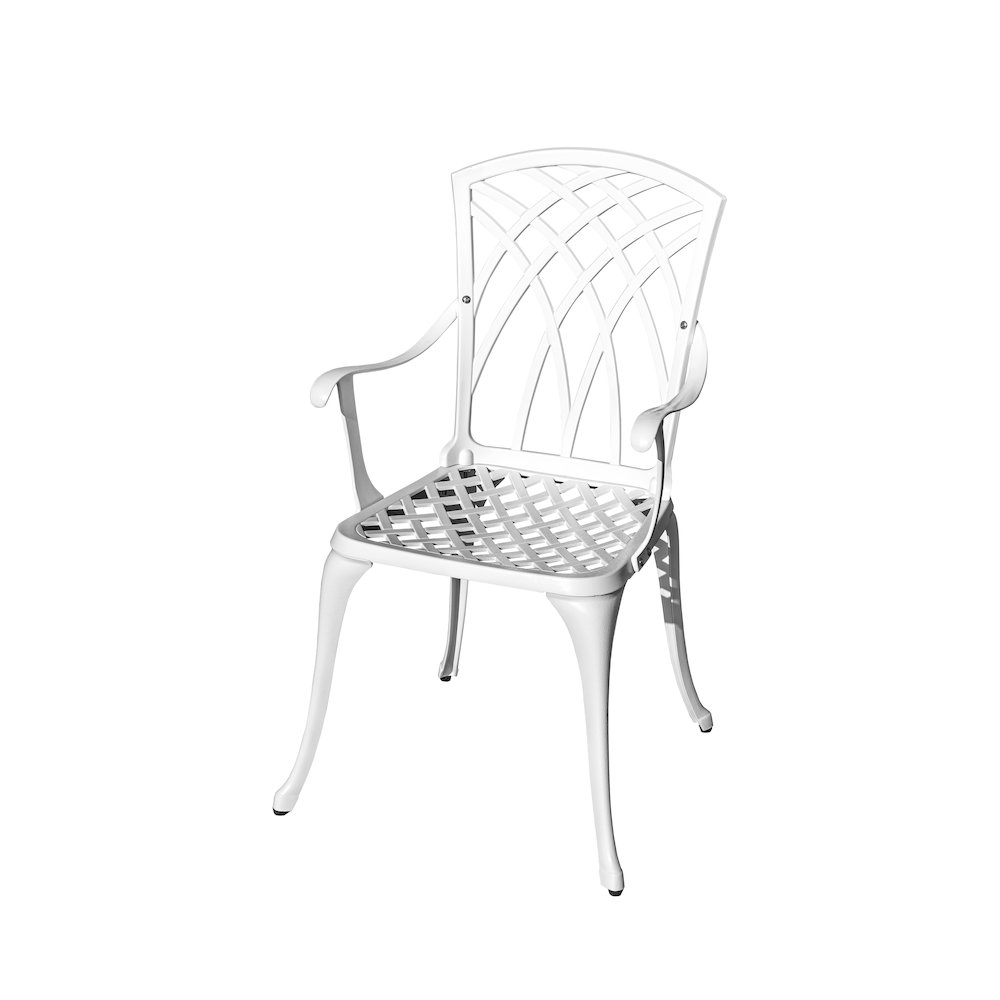 White Haven Retreat- All-Weather Cast Aluminium Bistro Set. Picture 4