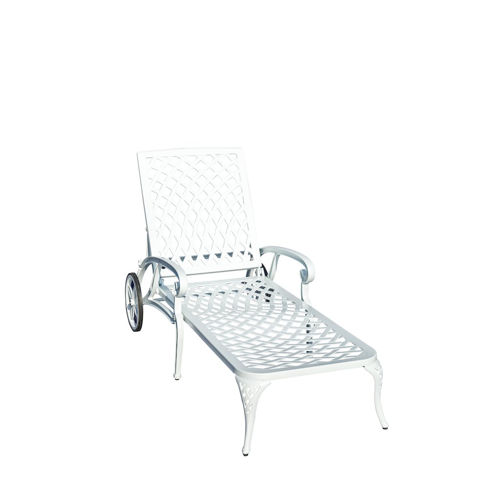 Pure Elegance- White Cast Aluminium Garden Bench for Outdoor Tranquility. Picture 3