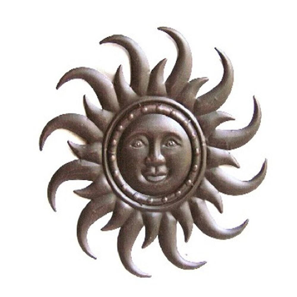 Bronze Metal Sunface. Picture 1