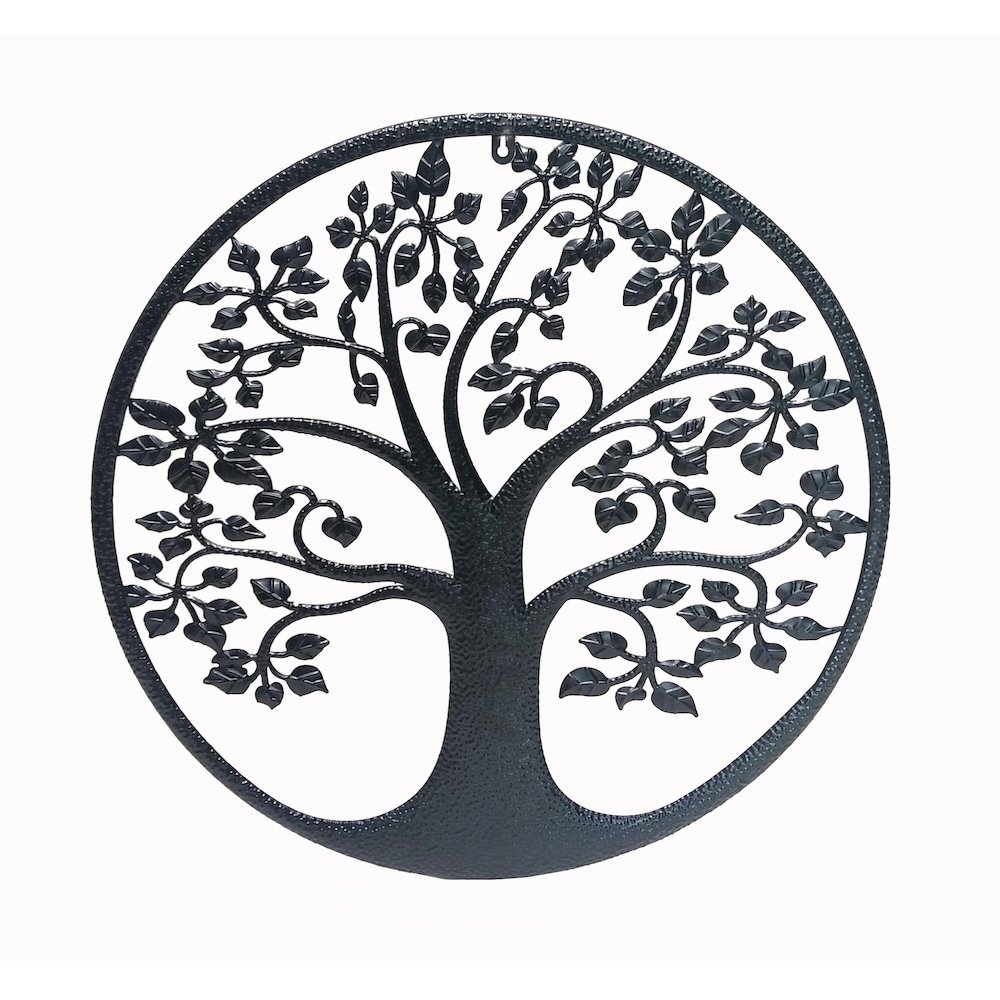 Metal Wall Hanging Decor Tree Pattern. Picture 1