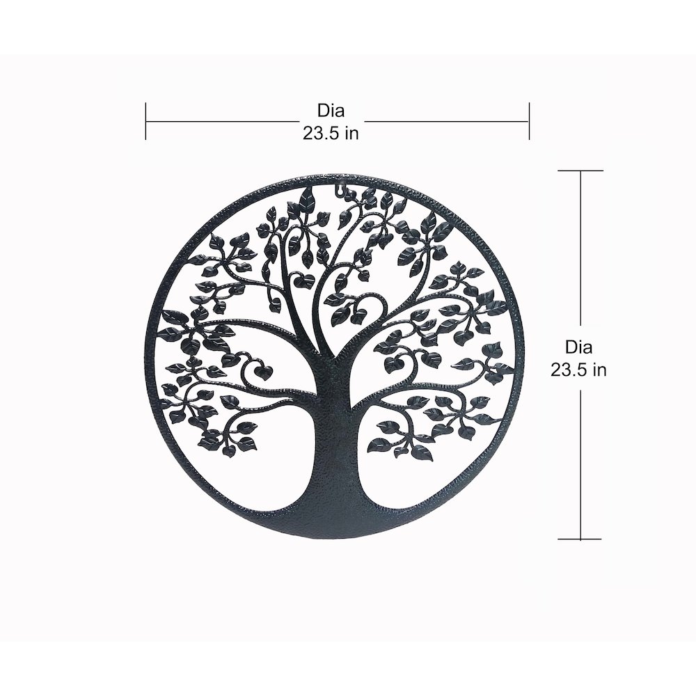 Metal Wall Hanging Decor Tree Pattern. Picture 3