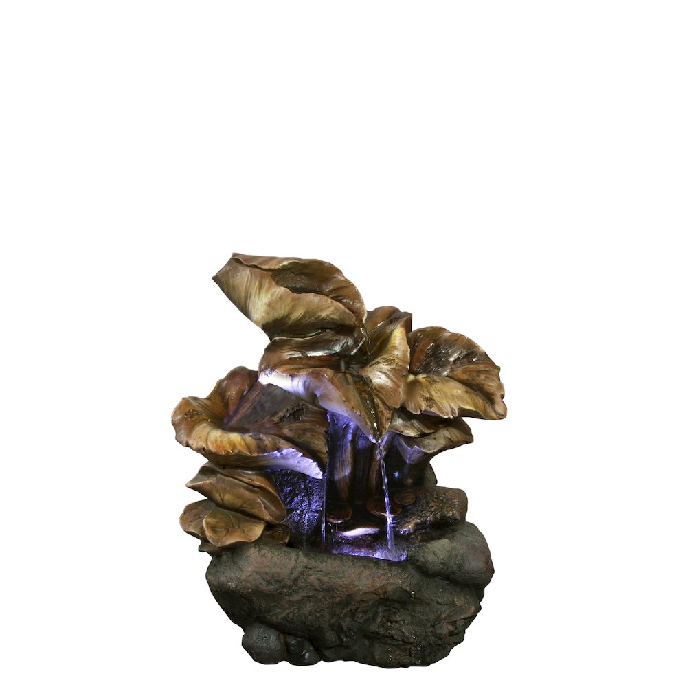 Fountain-Leaves W/LED. Picture 2