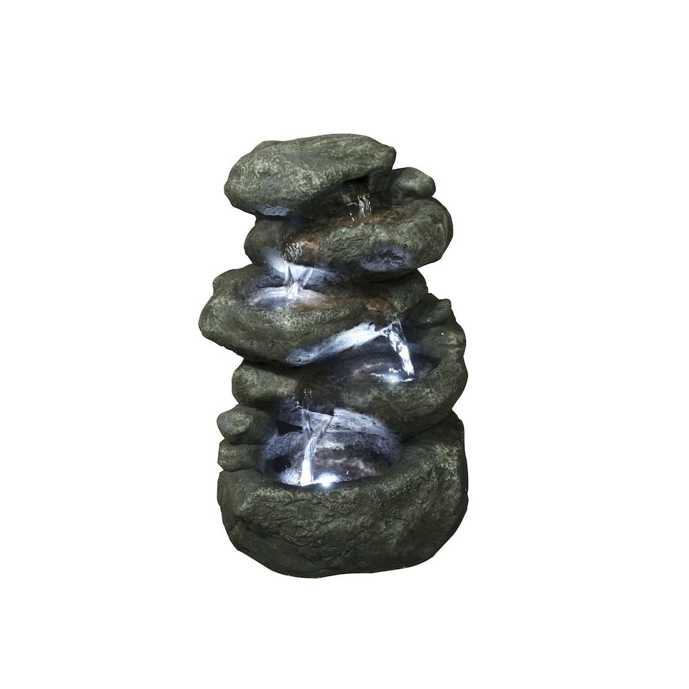 Fountain-5 Level Rocks W/Lights. Picture 2
