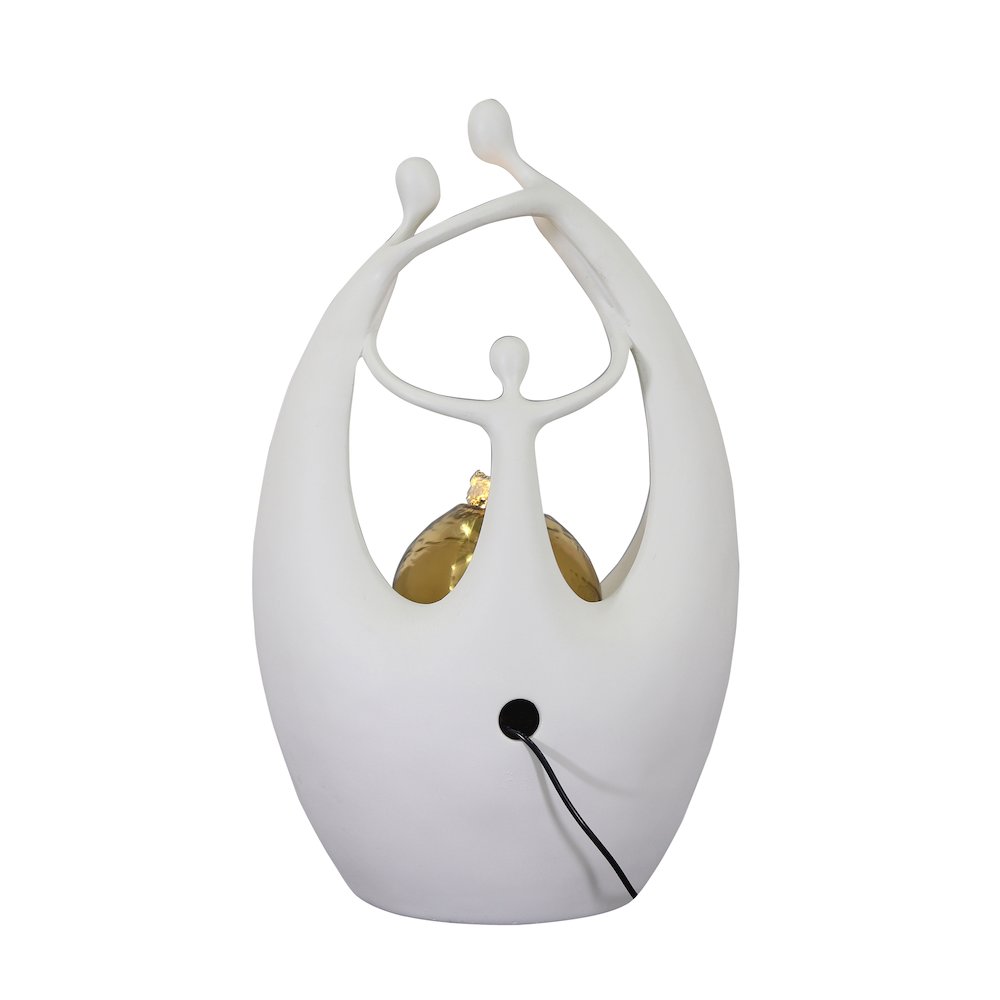 Enchanting Serenity - Small Triple Tabletop Fountain. Picture 5