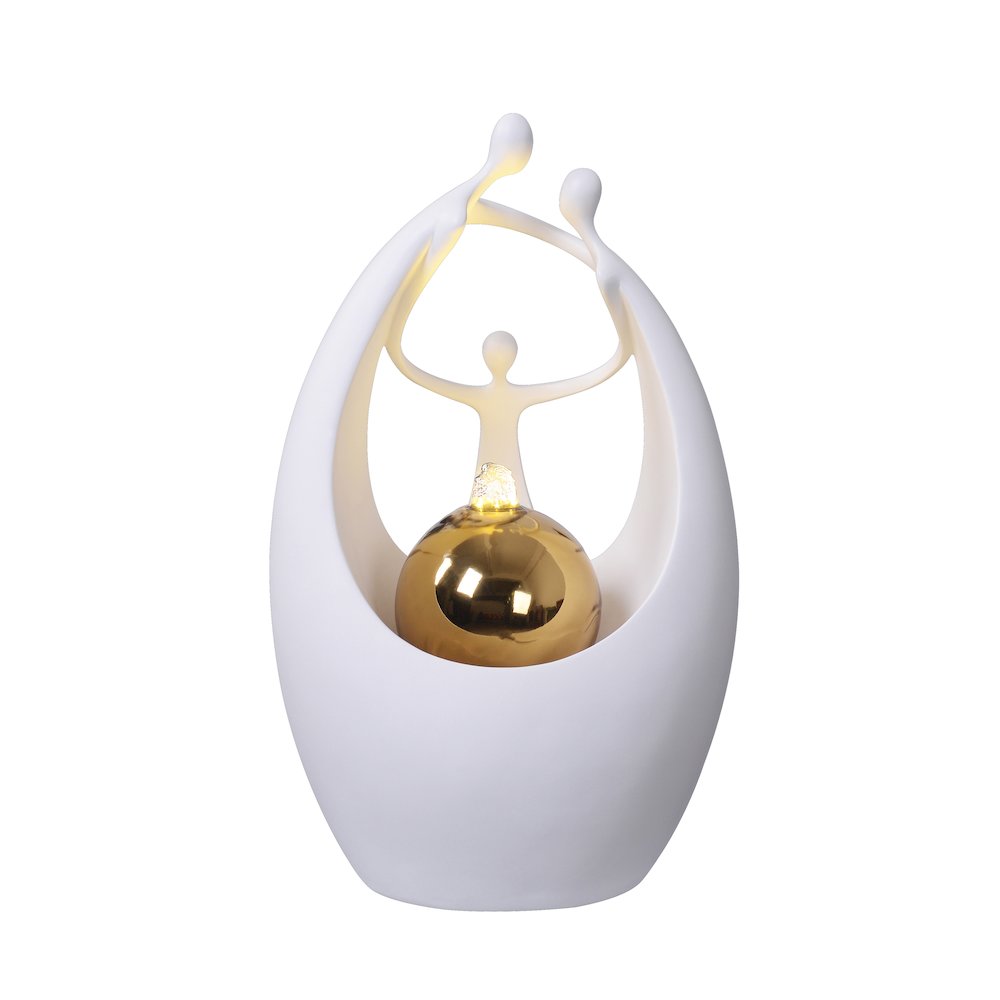 Enchanting Serenity - Small Triple Tabletop Fountain. Picture 1