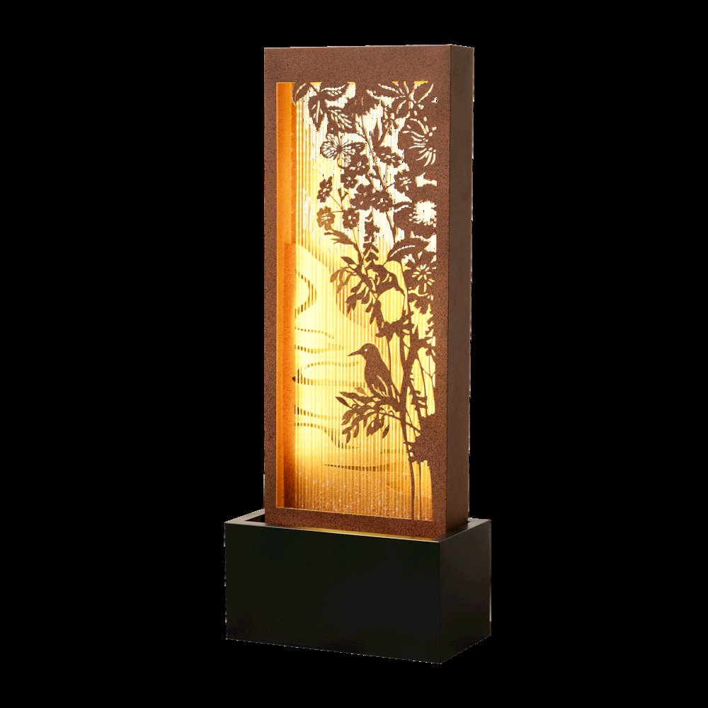 3-Layer Icebird Scenery Fountain with LED Lighting. Picture 4