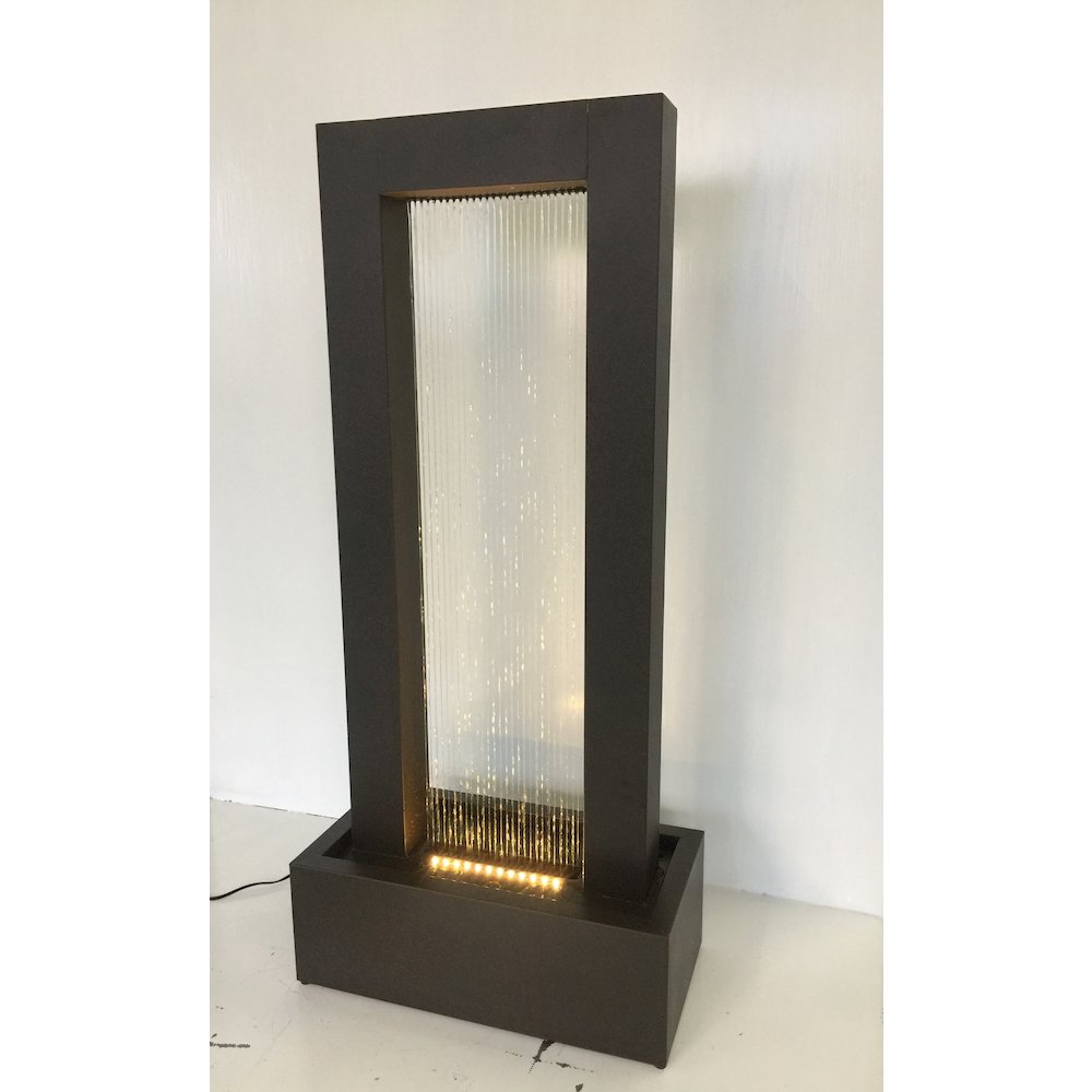 Rectangular Rainfall Fountain W/Light. Picture 2