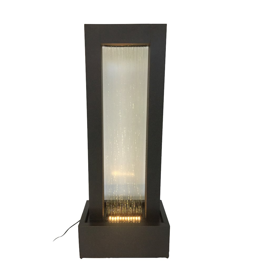 Rectangular Rainfall Fountain W/Light. Picture 1