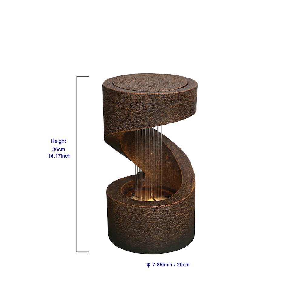 14' Wodden Fountain with LED. Picture 5