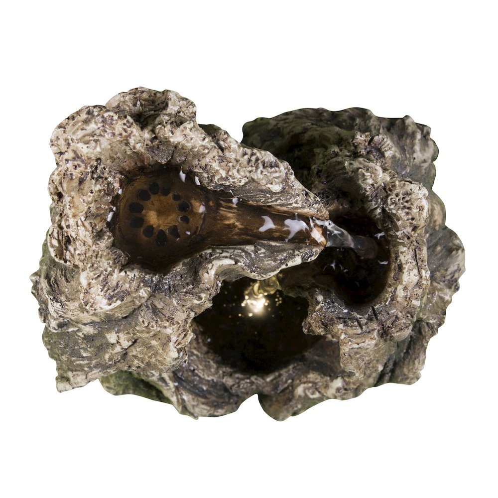 Tree Trunk Fountain W/LED. Picture 5