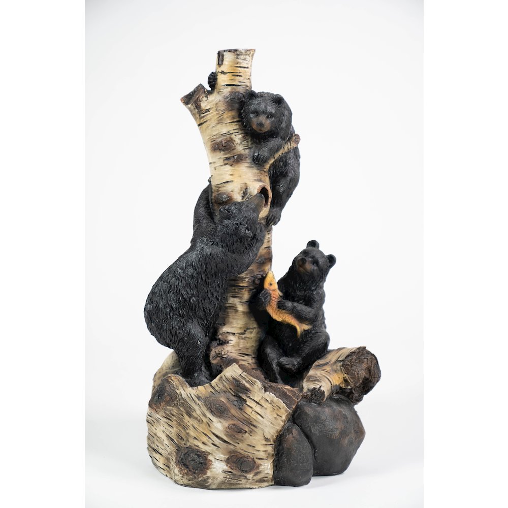29In Black Bears Climbing Fountain. Picture 1