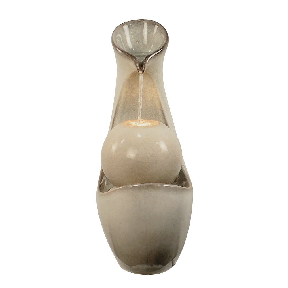 Ceramic Fountain with Lights - Ivory Elegance. Picture 5