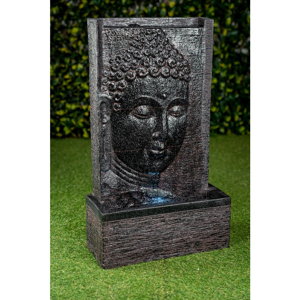 32In Buddha Wall Fountain with 4 Wt LED. Picture 3