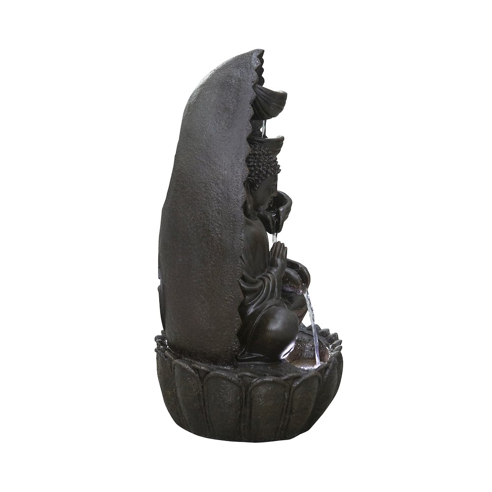 Stacking Bowls Buddha Fountain W/Wt LED. Picture 2