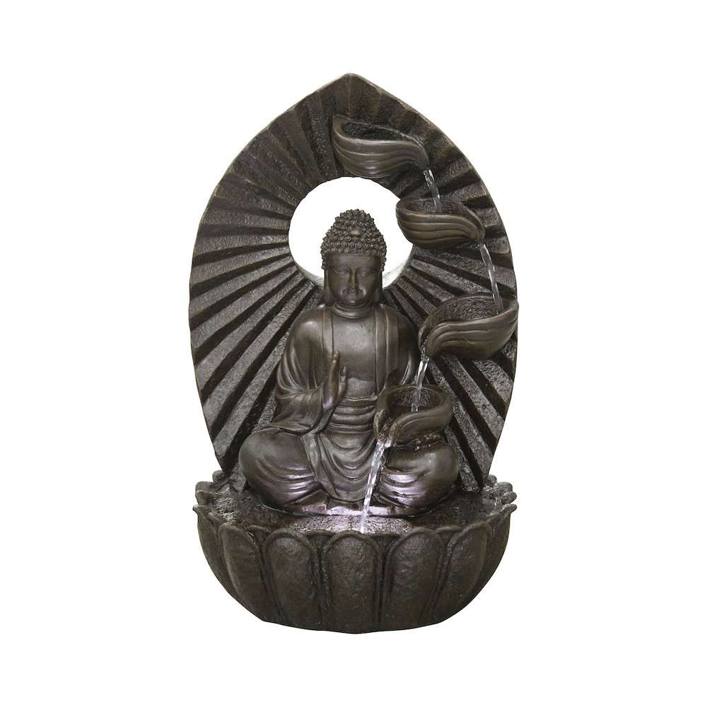 Stacking Bowls Buddha Fountain W/Wt LED. Picture 5