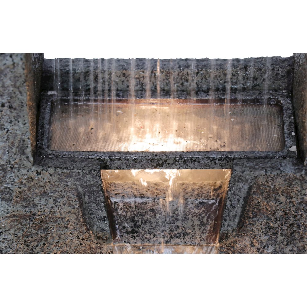 32" H Rectangular Waterfall Fountain W/Ww LEDs. Picture 5