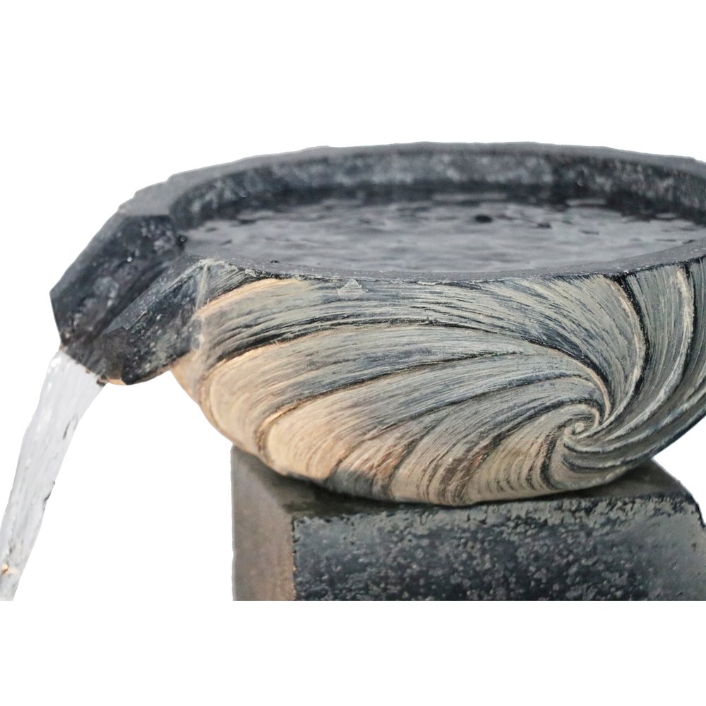 3 Tiers Modern Cascading Water Fountain Outdoor W/Ww LEDs. Picture 2