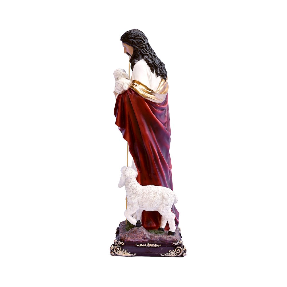 24in Good Shepherd Figure Religious Decor Indoor/Outdoor. Picture 5