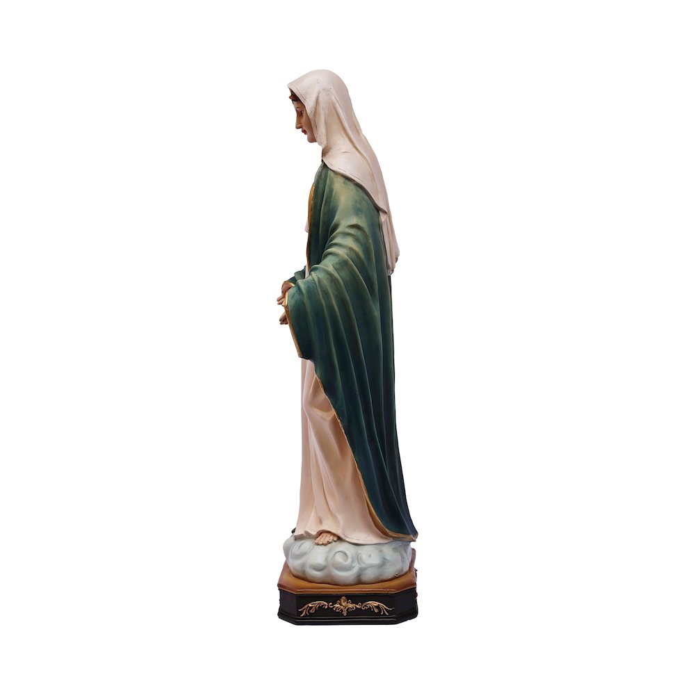 12in Virgin Mary Figure Statue Religious Decor. Picture 4