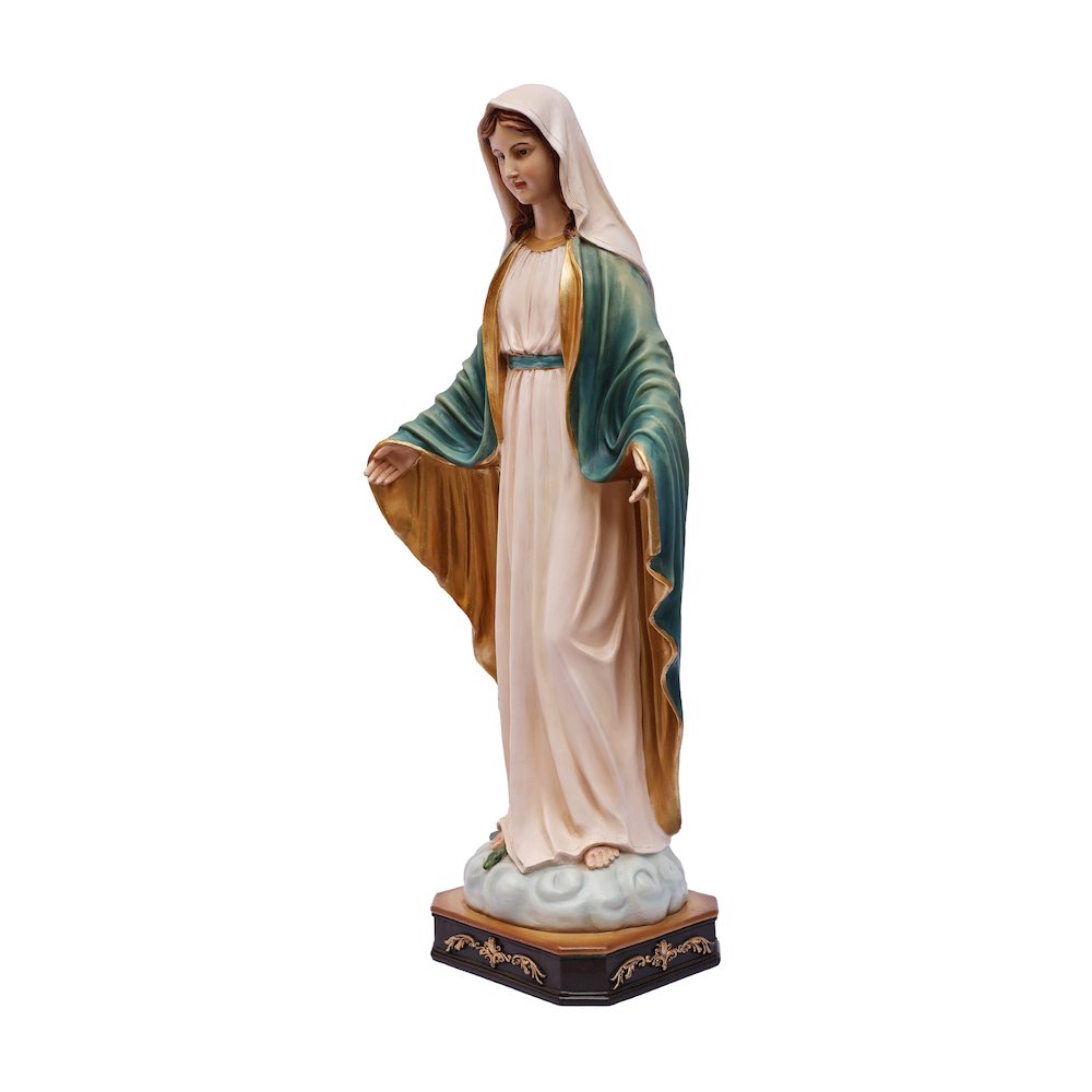 12in Virgin Mary Figure Statue Religious Decor. Picture 5